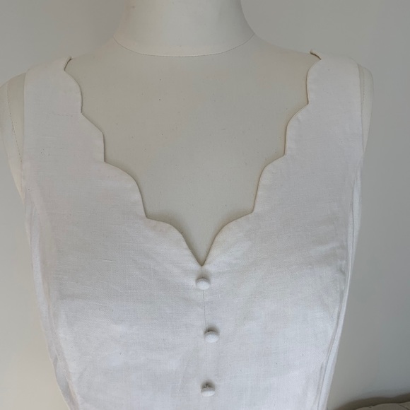 Laundry White Linen Dress - Picture 4 of 6